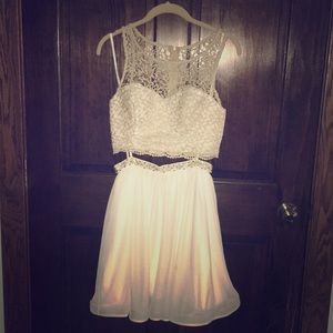 Two Piece Homecoming Dress